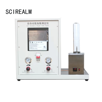 Temperature-controlled Automatic Oxygen Index TesterFully automatic oxygen index tester ASTM D 2863, ISO 4589-2